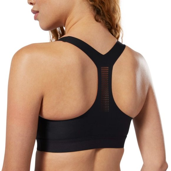 Reebok Black PureMove Bra Motion Sense 36D M L - Picture 5 of 15